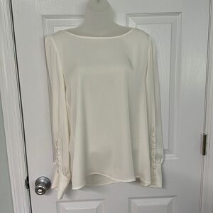 Express ivory blouse size M NWOT.